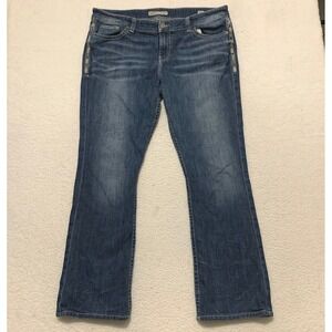 BKE Payton Bootcut Jeans Womens 36L (38x31) Medium Wash Stretch Denim BKC1807L